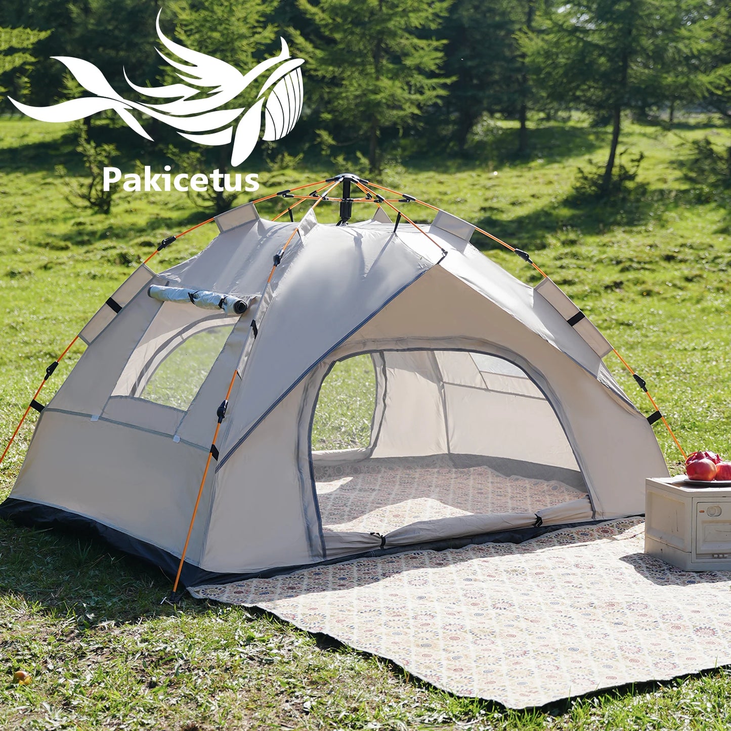 Pakicetus Quick Automatic Sunshade Tent For 3-4 People