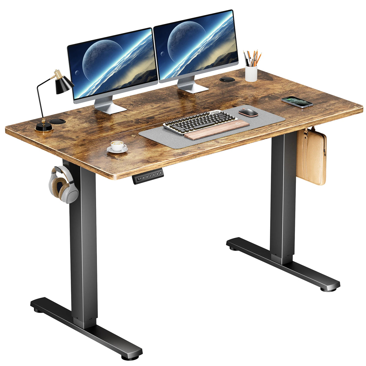 JHK Electric Height Adjustable Ergonomic Office Standing Desk