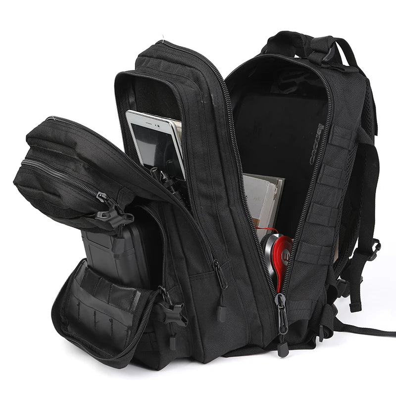 LQARMY Tactical Backpack Molle Nylon For Travel Camping Hiking Gear