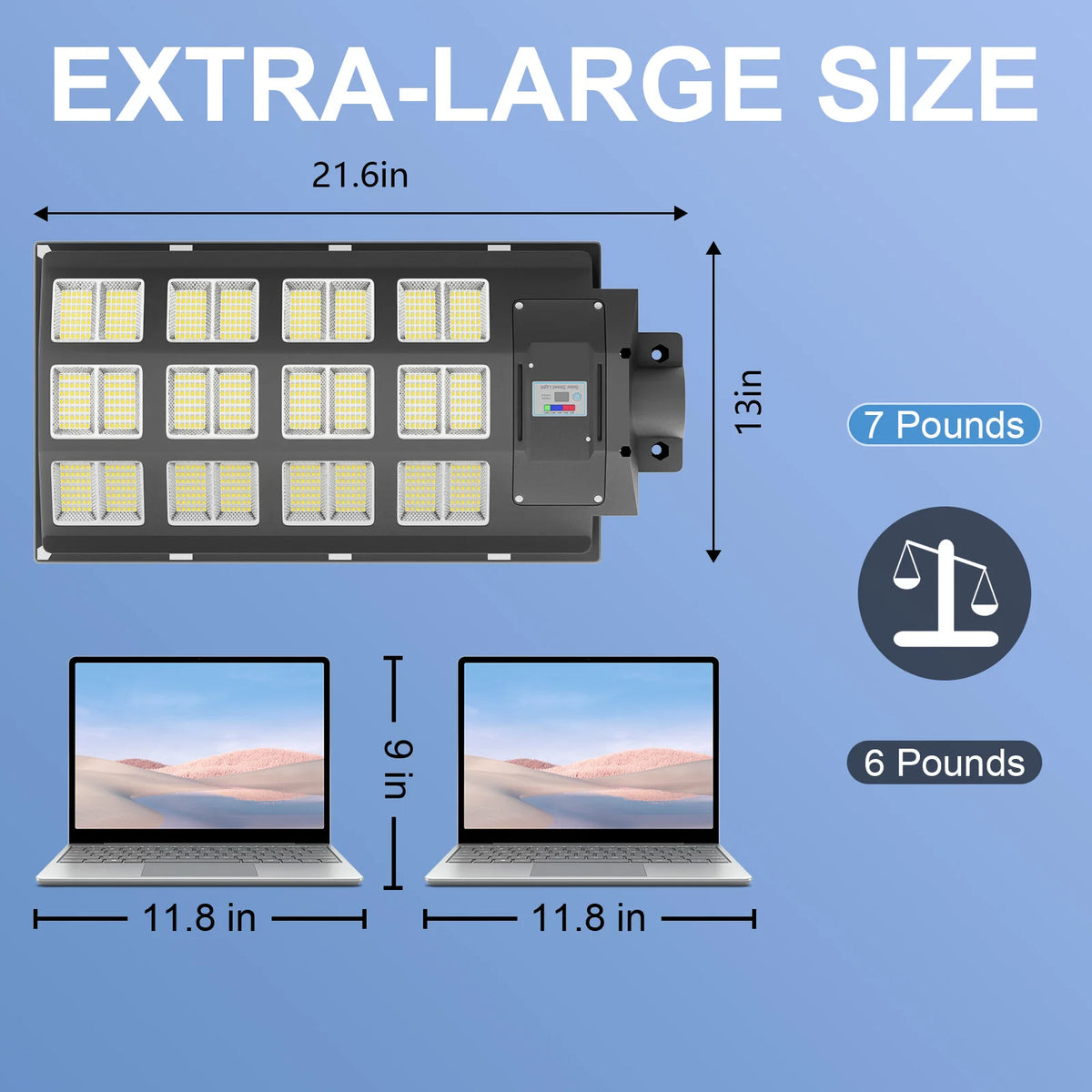 Solar LED Street Lights With Motion Sensor And Remote Control Lights
