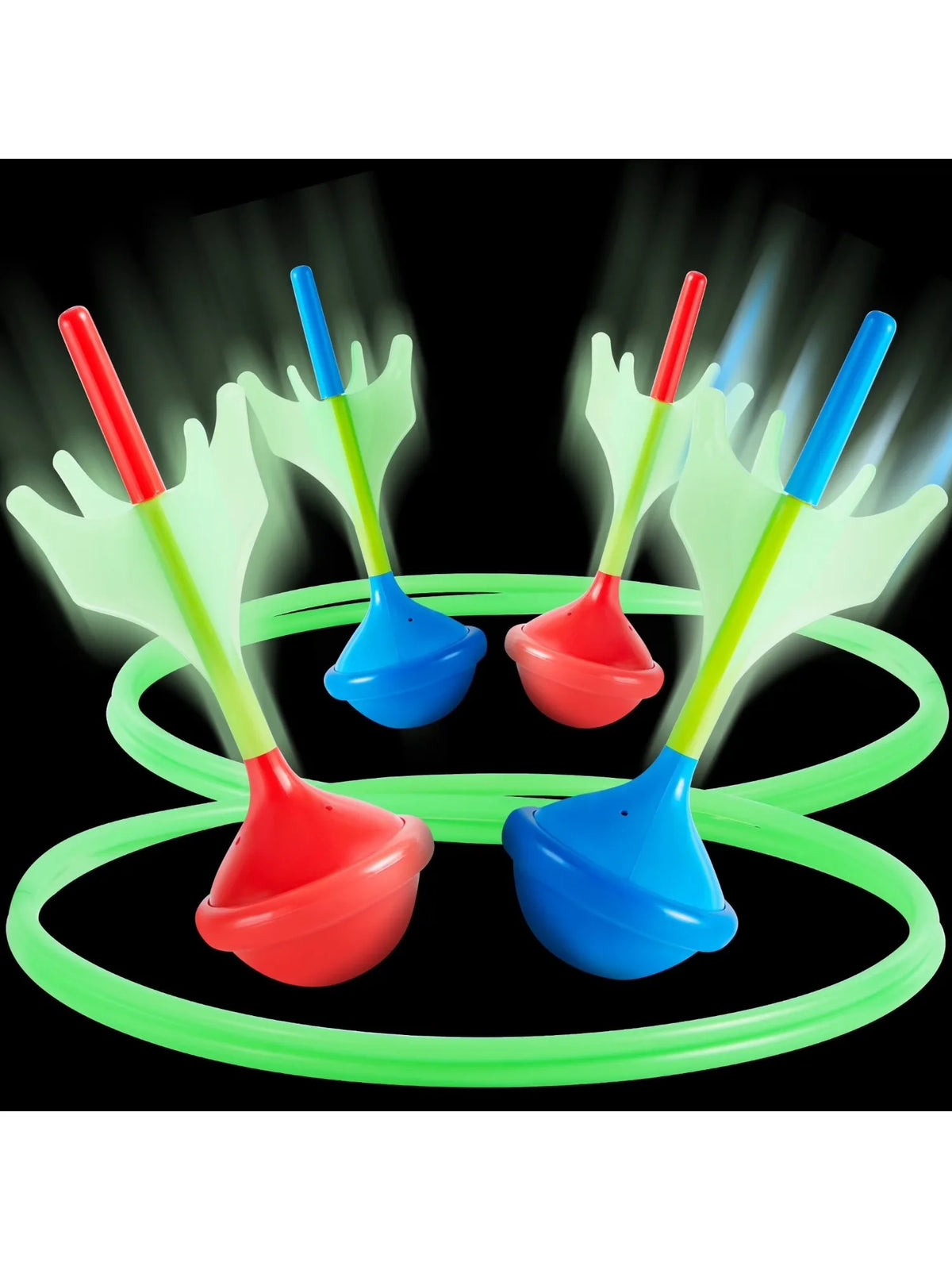 Joyfy Glow In The Dark Lawn Darts Outdoor Game Set