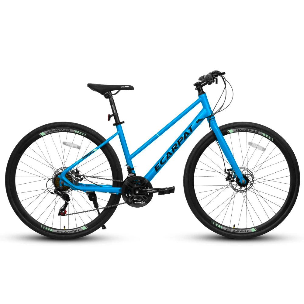 Adult Road Bike With 21 Speed Gears And Dual Disc Brakes