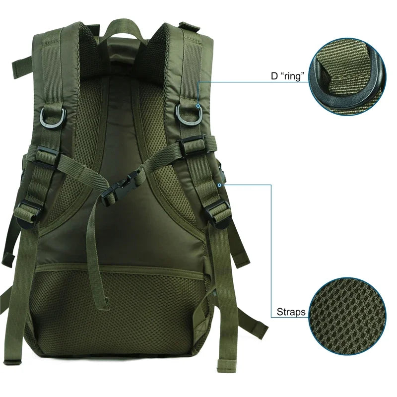 LQARMY Travel Hiking Backpack Waterproof Lightweight Daypack