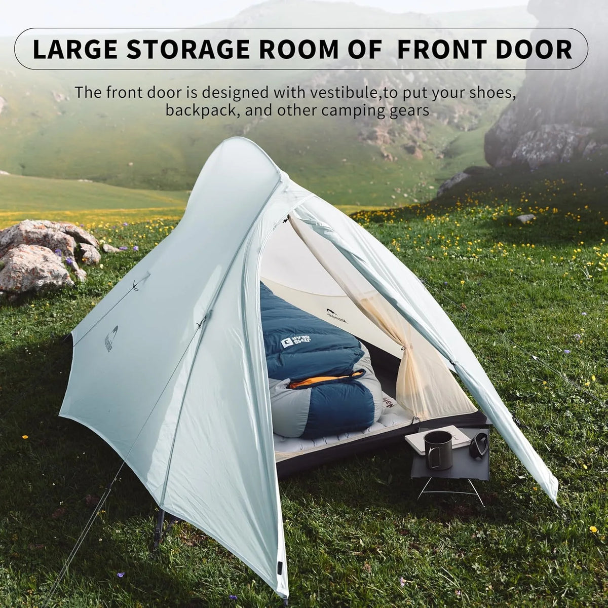 Naturehike Ultralight Double Layer Waterproof Backpacking Tent for Hiking