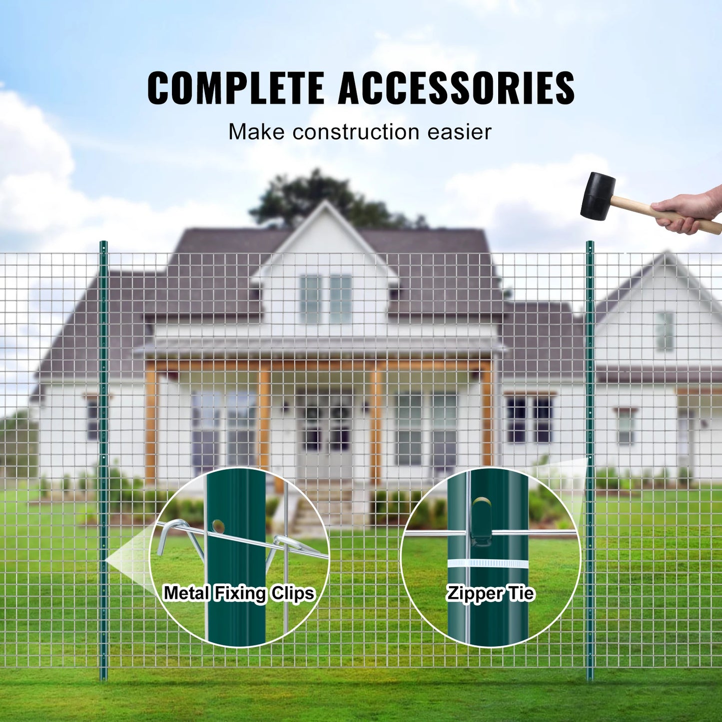 SucceBuy Heavy Duty T Post Steel Fence Stakes For Outdoor Use