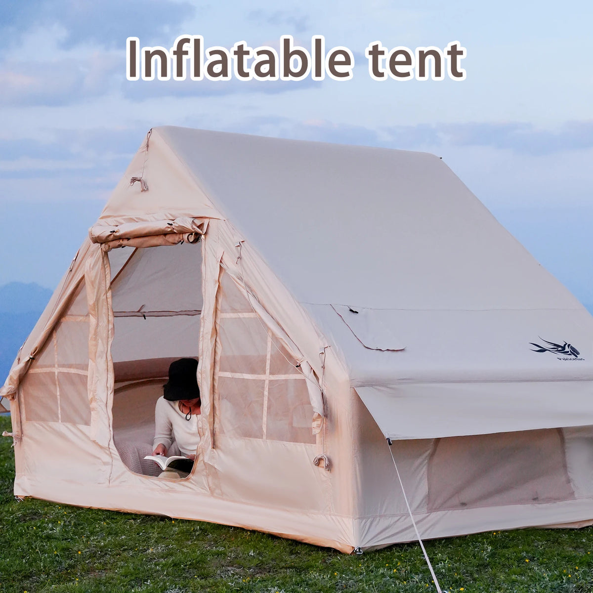 Pakicetus Quick Setup Inflatable Camping Tent With Waterproof Shelter