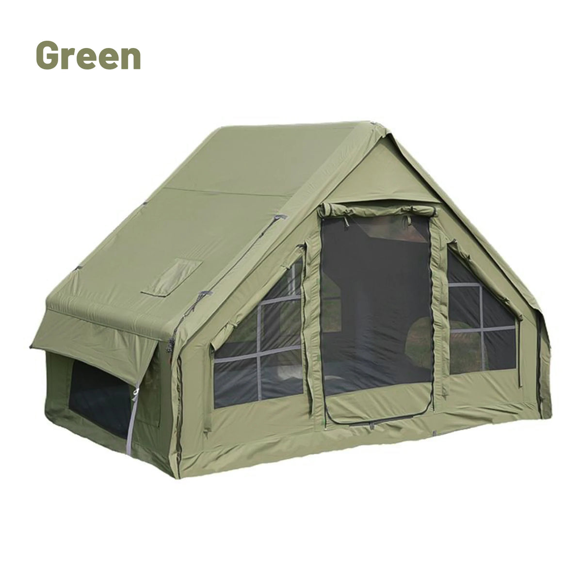Pakicetus Inflatable Camping Tent With Stove Plug For Family Use