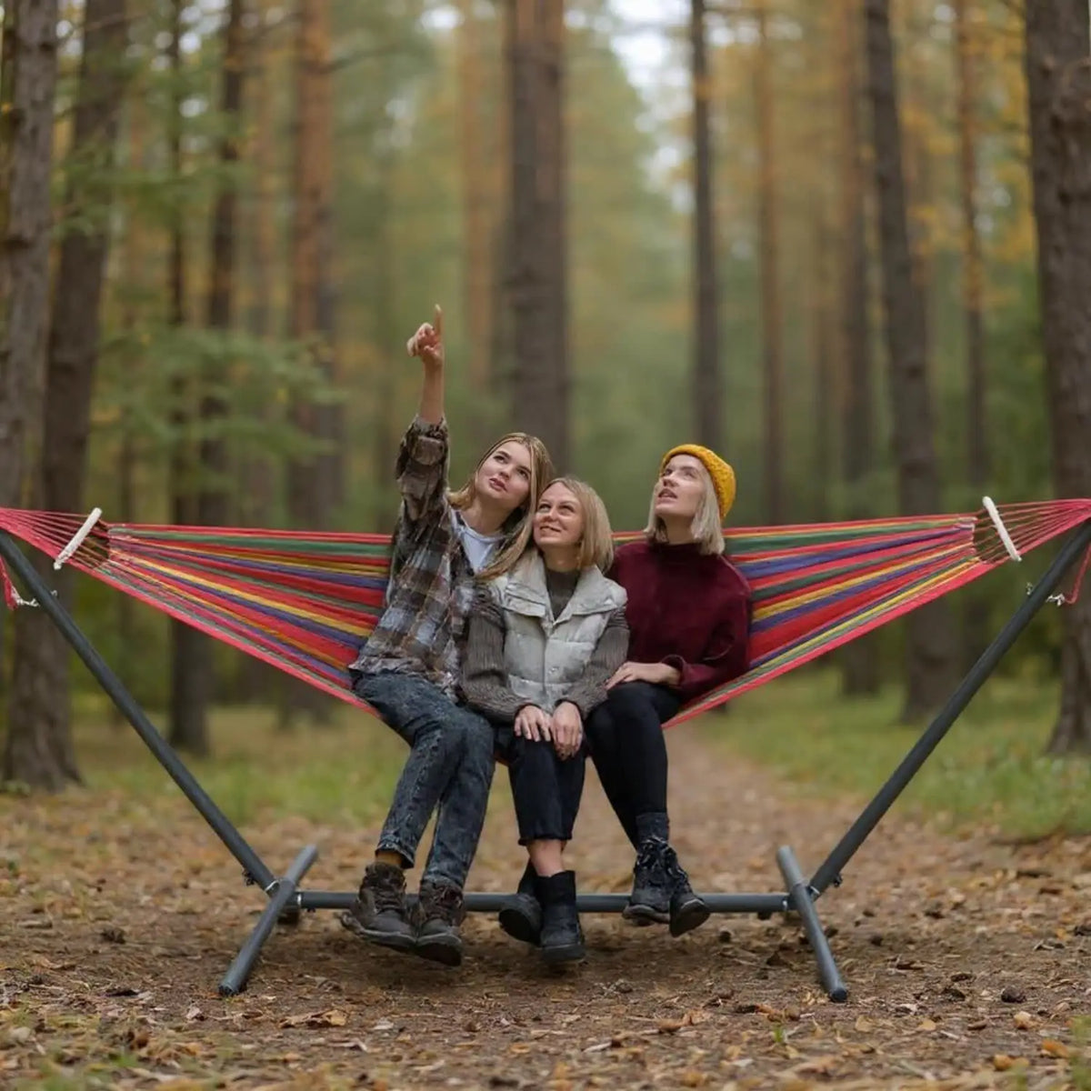 Gyroor Heavy Duty Adjustable Hammock Stand With Carry Bag