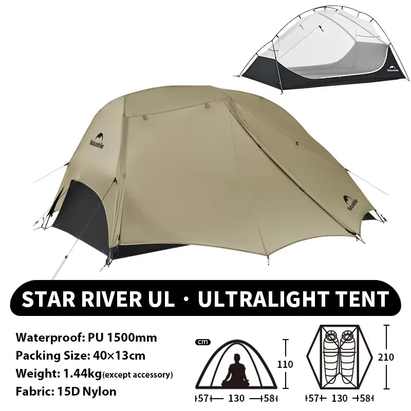 Naturehike Star River UL Ultralight Double Layer Backpacking Tent