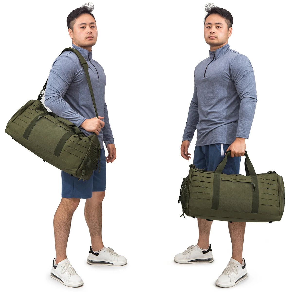 Refire Gear Expandable Tactical Duffel Bag Men Carry On Luggage