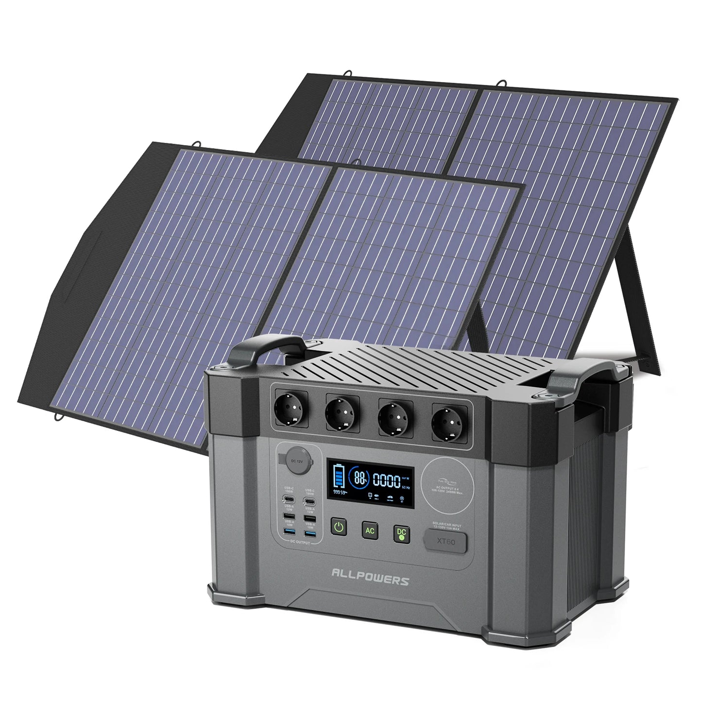 Allpowers Solar Generator 2400W With Pure Sine Wave Inverter