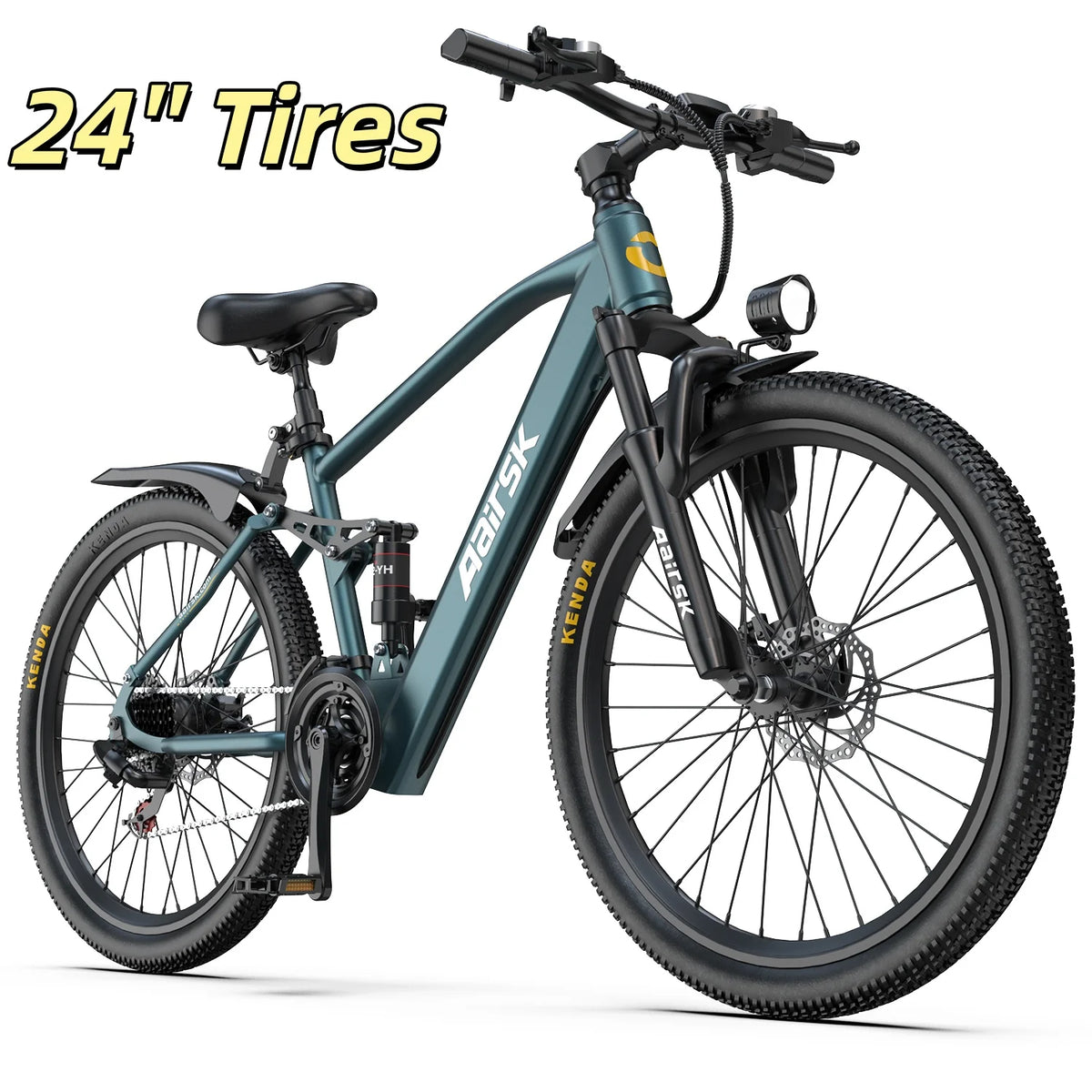EOEOTWO 750W Peak Electric Mountain Bike With Full Suspension