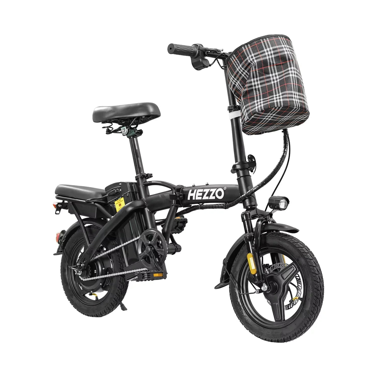 HEZZO T5 Folding Electric Bike 750W Peak Motor Disc Brakes