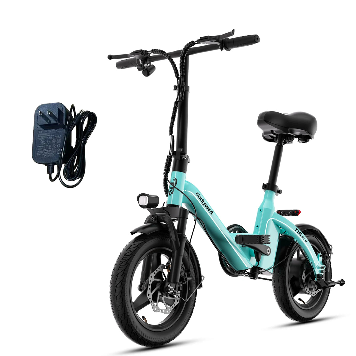 Bodywel Folding Electric Commuter Bike With Dual Disc Brakes