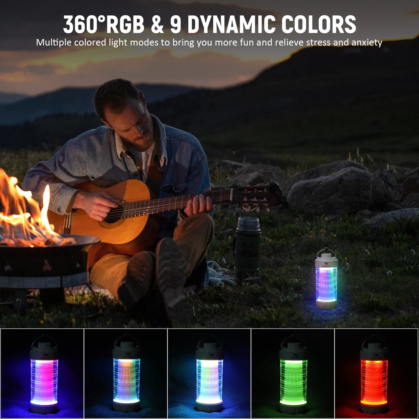 Wurkkos Cl01 550lm Waterproof Rechargeable Led Camping Lantern