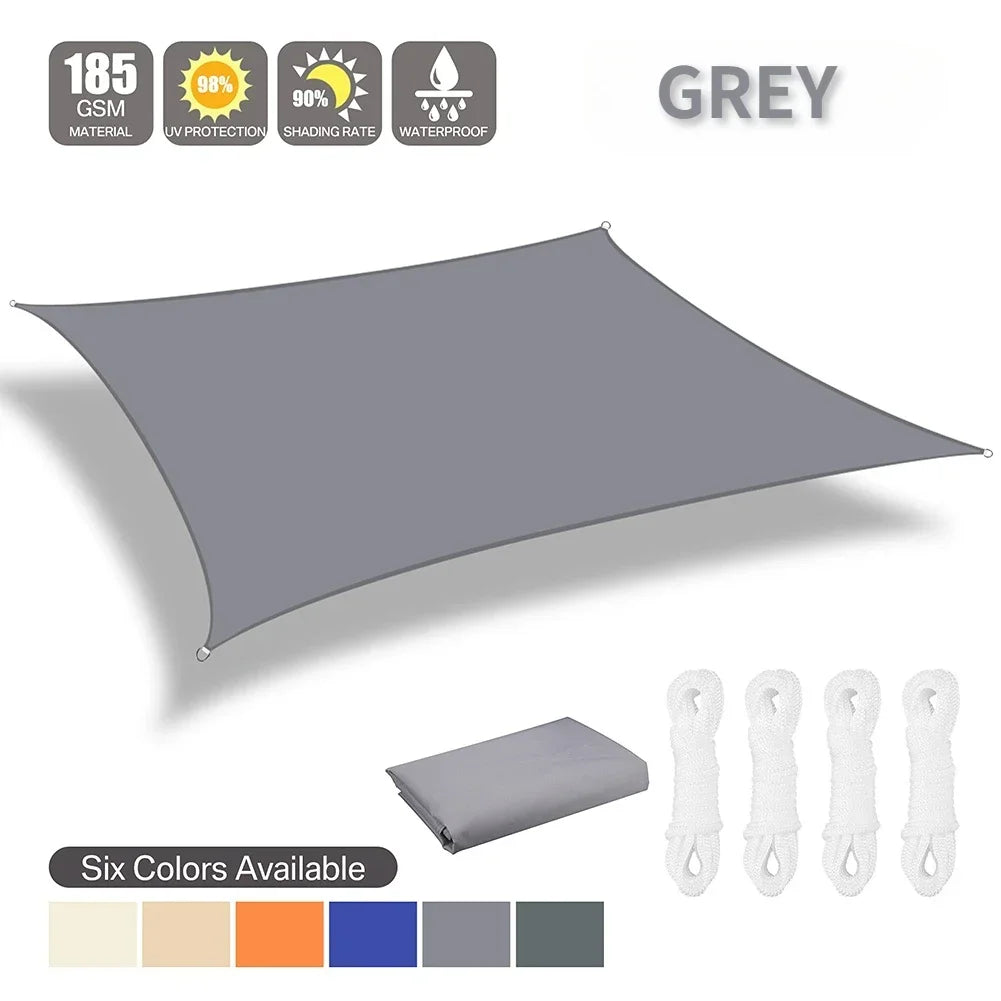 Waterproof Outdoor Shade Sail Canopy For Garden Patio