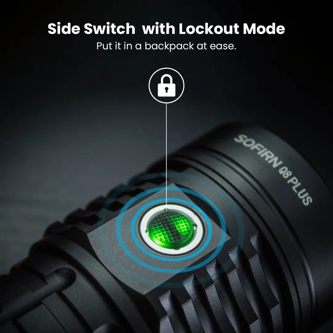 Sofirn Q8 Plus Led Flashlight 16000 Lumens Usb Rechargeable