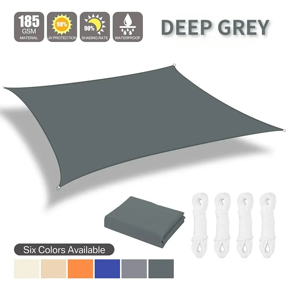 Waterproof Outdoor Shade Sail Canopy For Garden Patio
