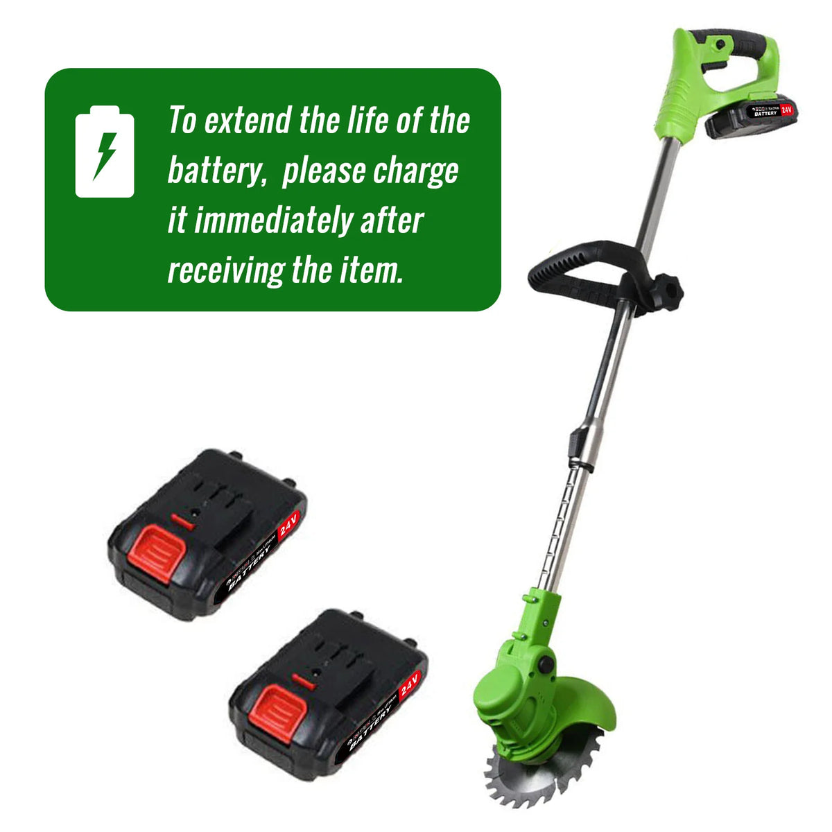 Brushless Cordless Electric Grass String Trimmer For Yard Maintenance
