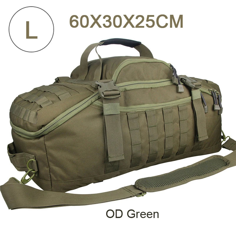 LQARMY Large Capacity Waterproof Travel Duffle Bag Gym Fitness Weekend