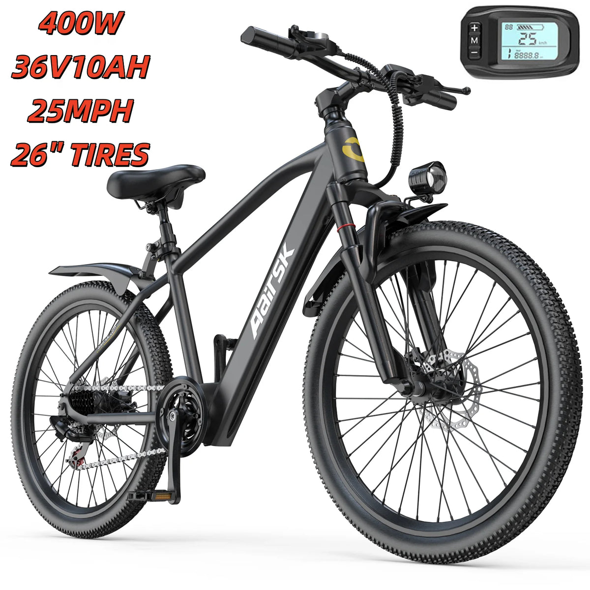 EOEOTWO Fat Tire Electric Bike 1000W Motor Long Range