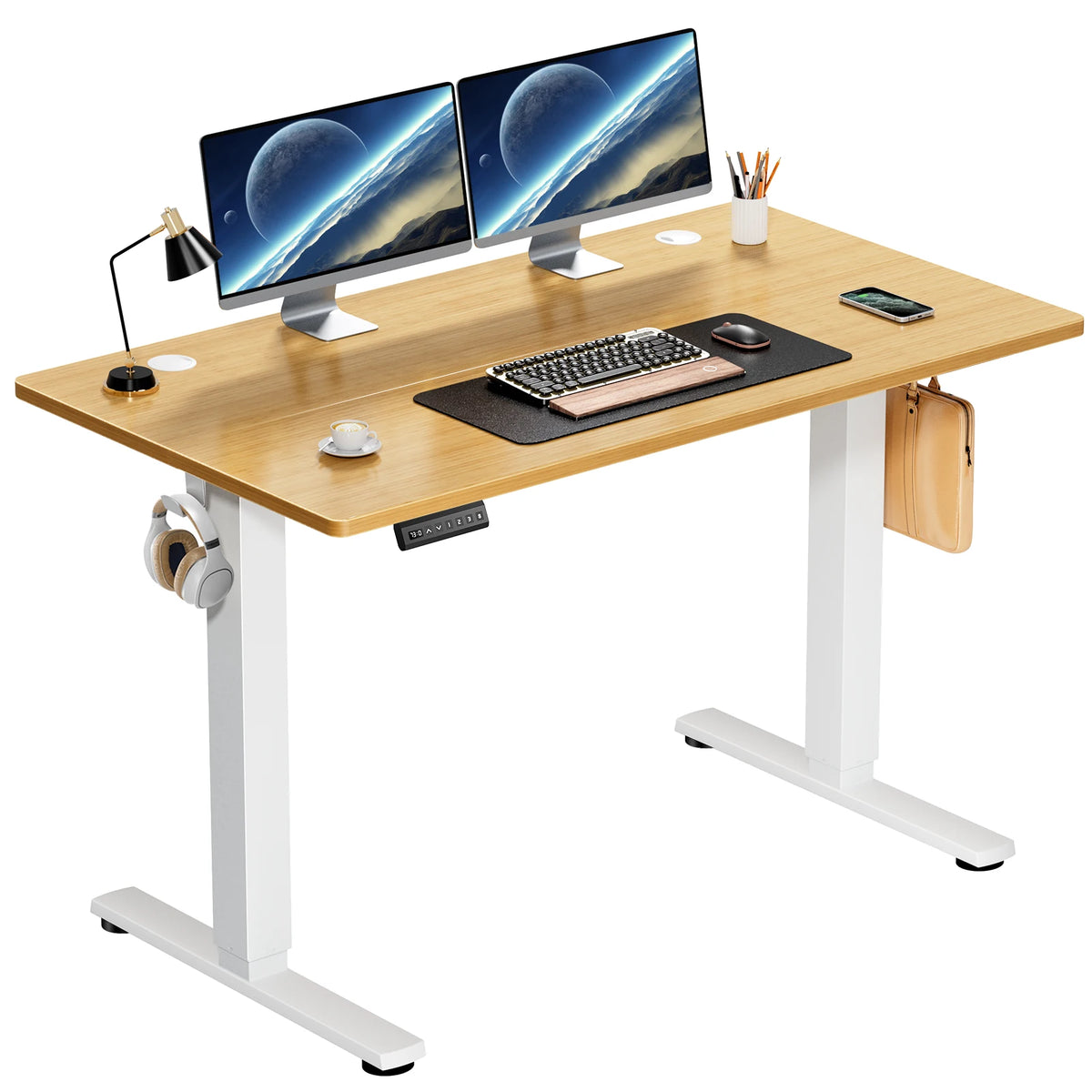 JHK Electric Height Adjustable Standing Desk Ergonomic Office Workstation