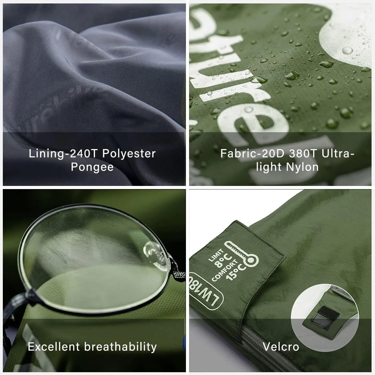 Naturehike Ultralight Waterproof Summer Camping Sleeping Bag