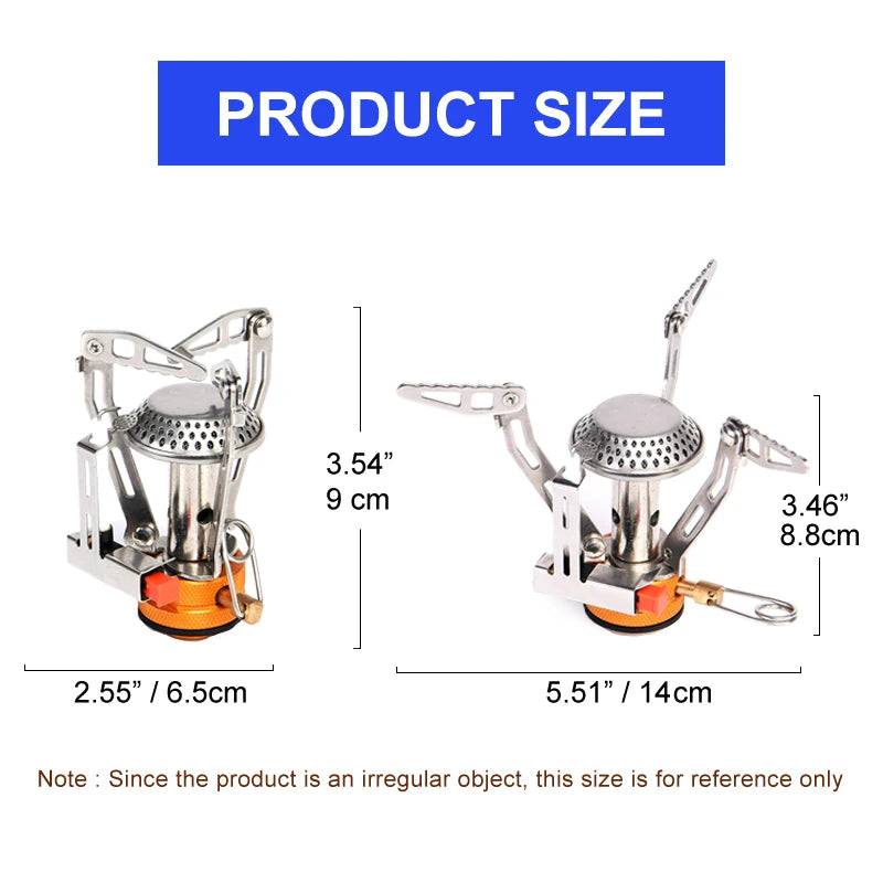 Widesea Portable Aluminum Camping Cookware Set With Folding Utensils