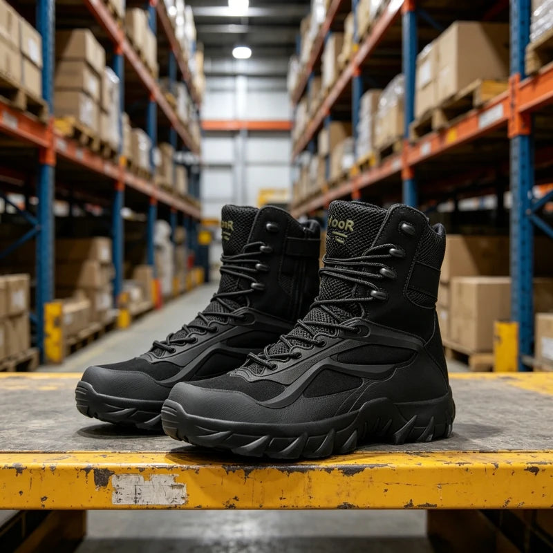 YUYIN Men's Tactical Field Non Slip Outdoor Hiking Boots