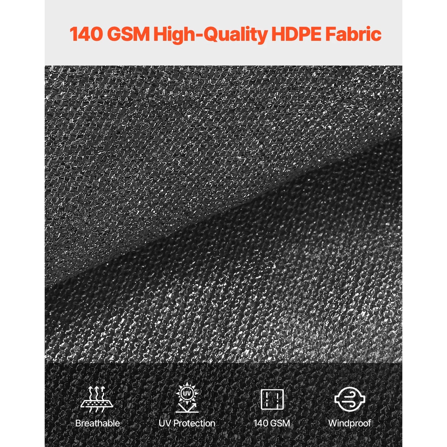 SucceBuy HDPE Sun Shade Cloth For Outdoor Garden Canopy