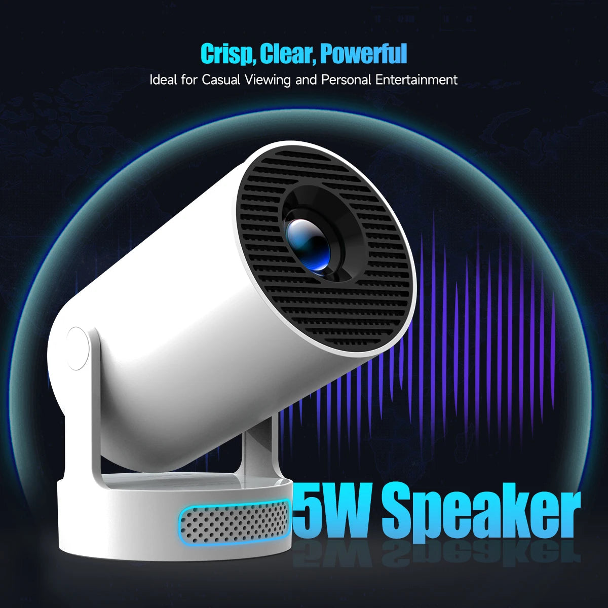 Magcubic HY300 Pro Smart Home Theater Projector With Speaker