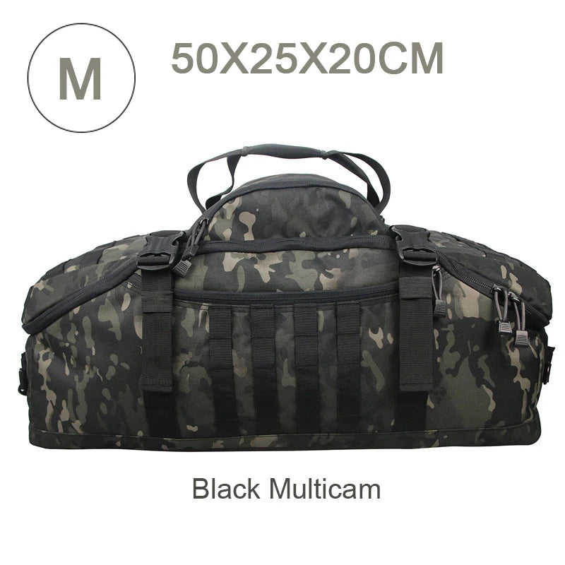 LQARMY Large Capacity Waterproof Travel Duffle Bag Gym Fitness Weekend