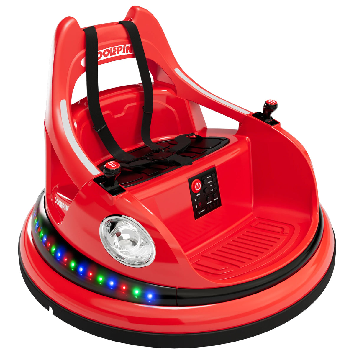 HiMISS Electric Kids Bumper Car With Parent Remote And Spin