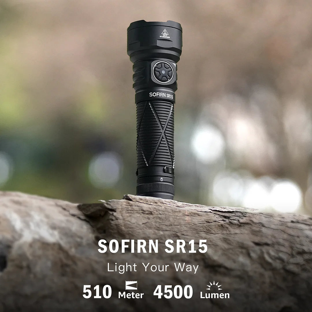 Sofirn SR15 Rechargeable LED Flashlight 4500 Lumens
