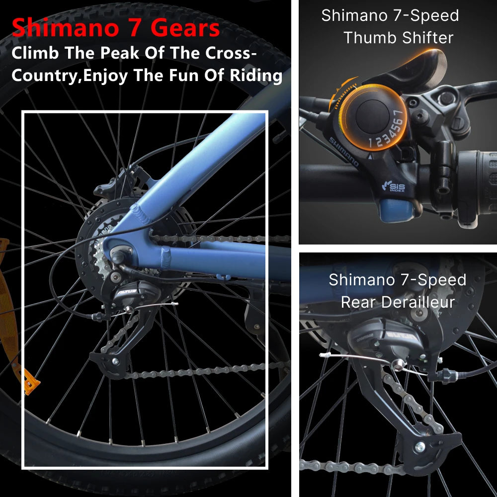 Huanqi Q5 1000W Adult Electric Bike Aluminum Frame