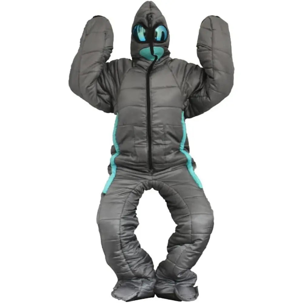Wearable Sleng Bag 3 Season Alien-Shaped Sleng Bag Camping Adults ull Body Sleep Pouch or Camping,Traveling, Hammocks, Hiking, B