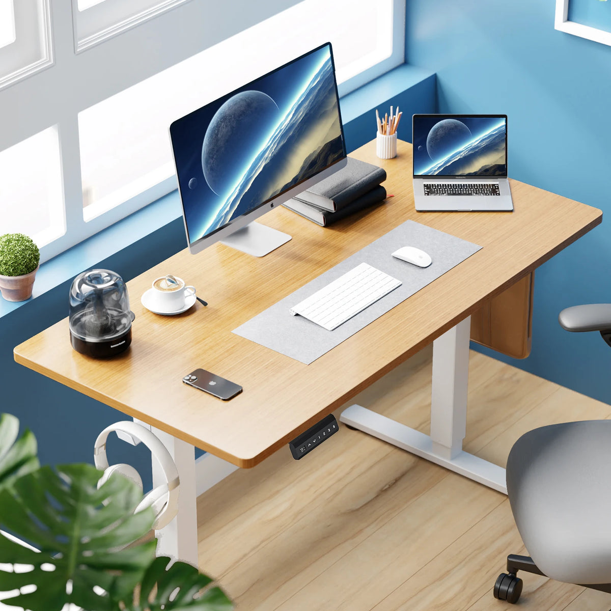 JHK Electric Height Adjustable Standing Desk Ergonomic Office Workstation