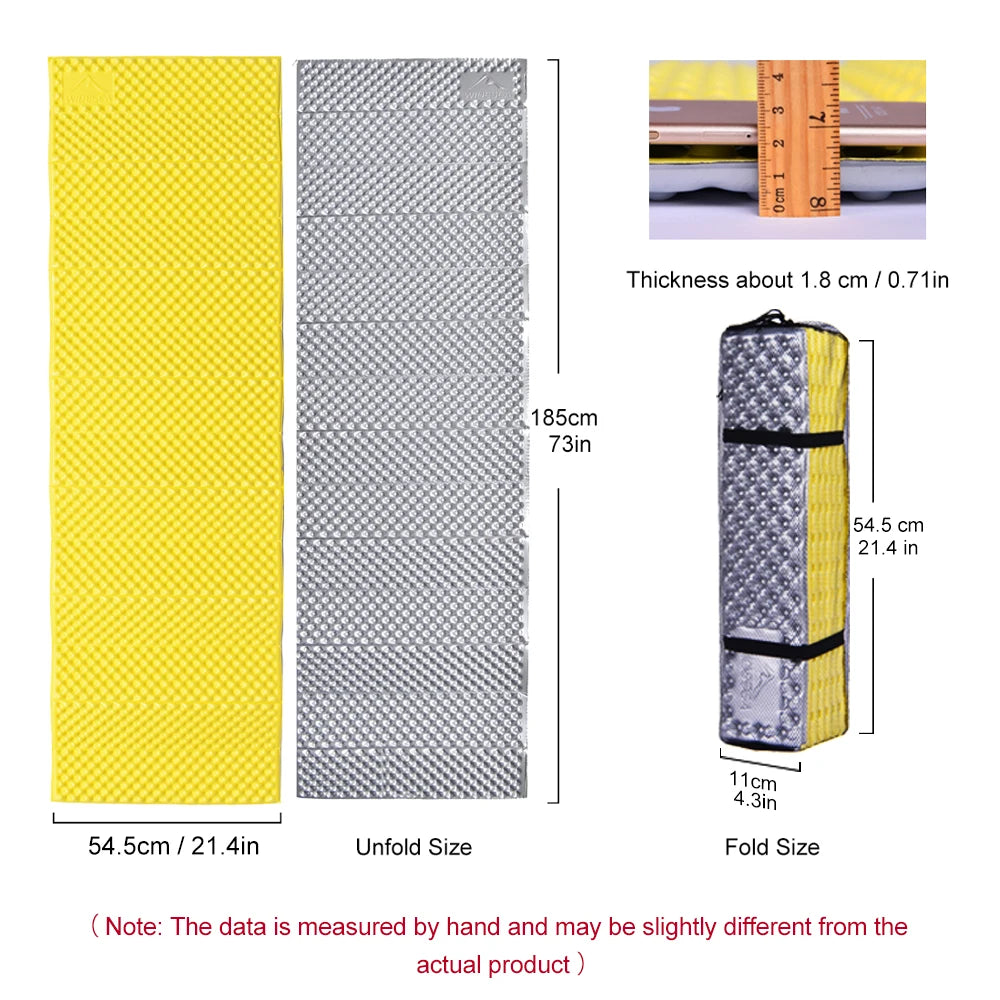 Widesea Waterproof Outdoor Portable Camping Sleeping Pad
