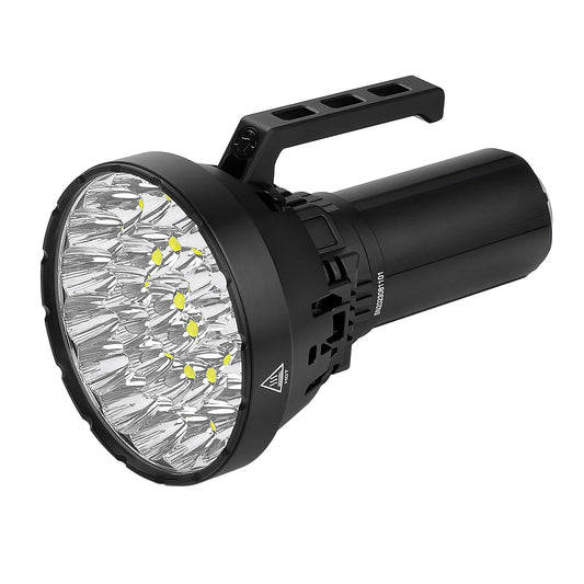 ImaLedt Ms32 200000 Lumens Rechargeable Tactical Flashlight With Cooling Fan