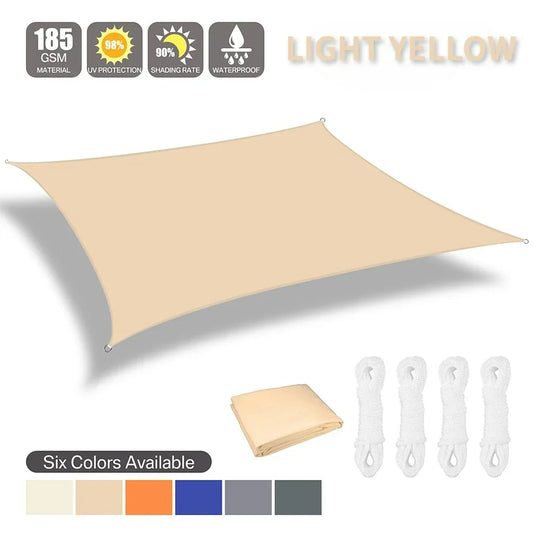 Waterproof Outdoor Shade Sail Canopy For Garden Patio