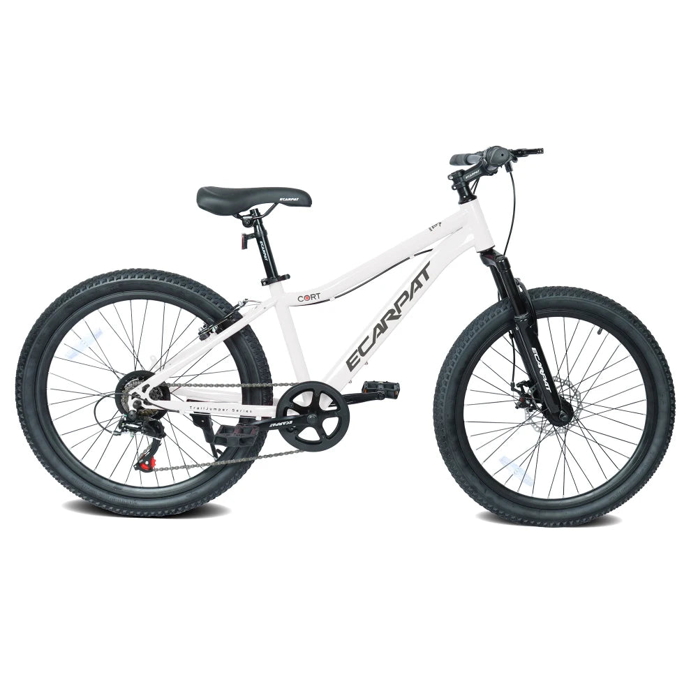 Youth Mountain Bike With 7 Speeds And Front Suspension