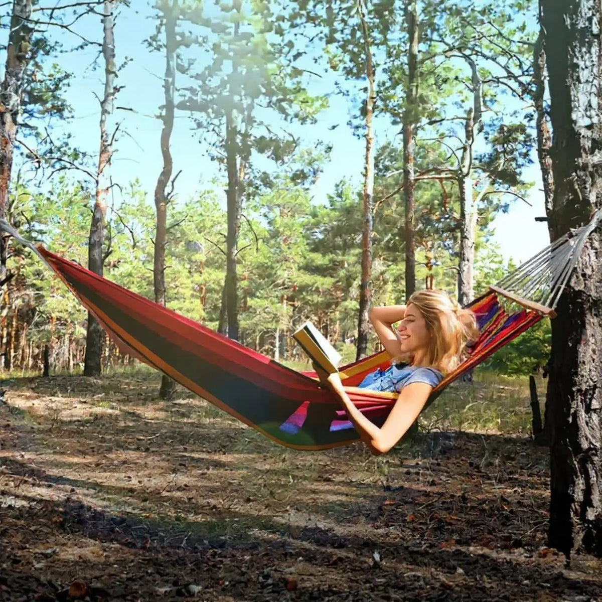 Gyroor Heavy Duty Adjustable Hammock Stand With Carry Bag
