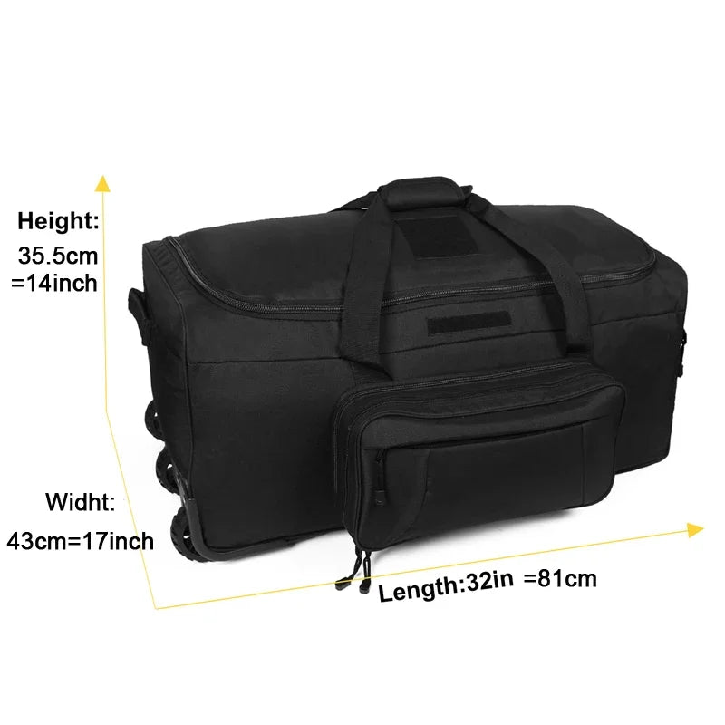 Q Tactical Rolling Duffel Bag For Camping And Travel