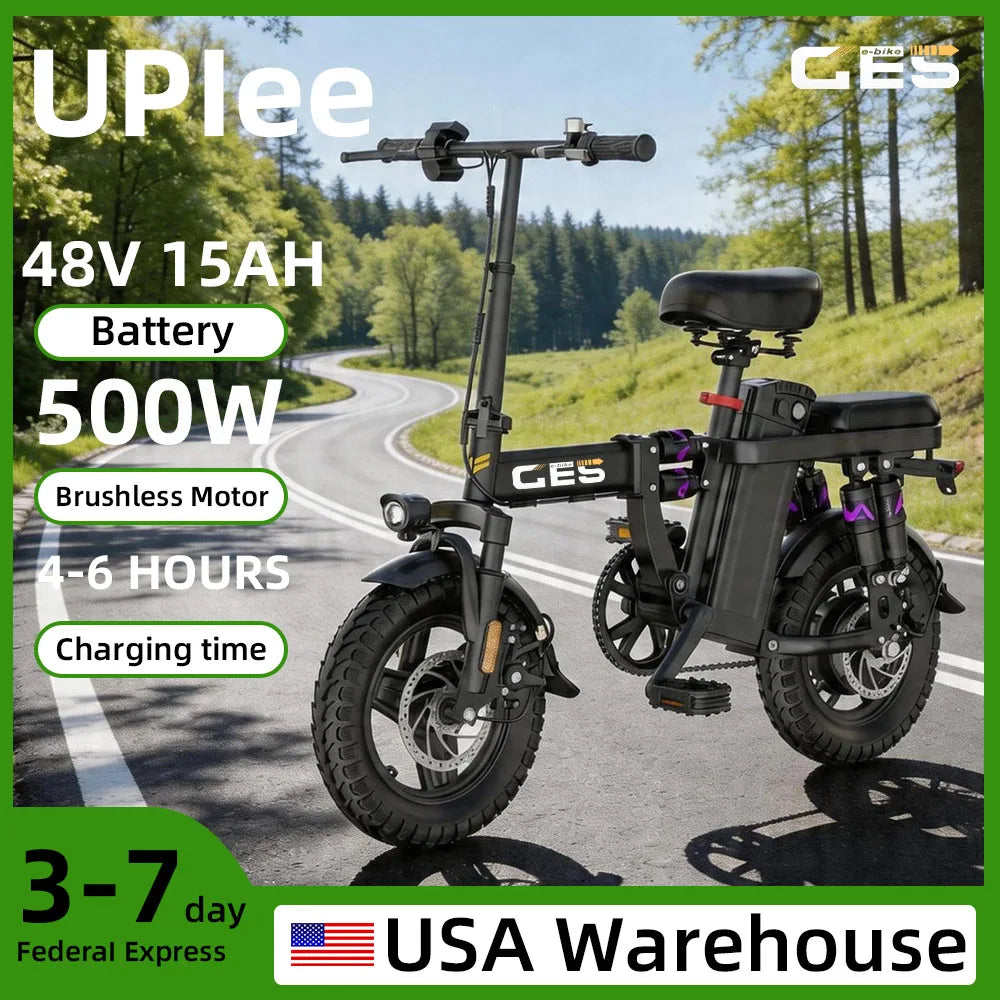 Uplee Ge5 Folding E Bike Removable Battery Excellent For Commuting