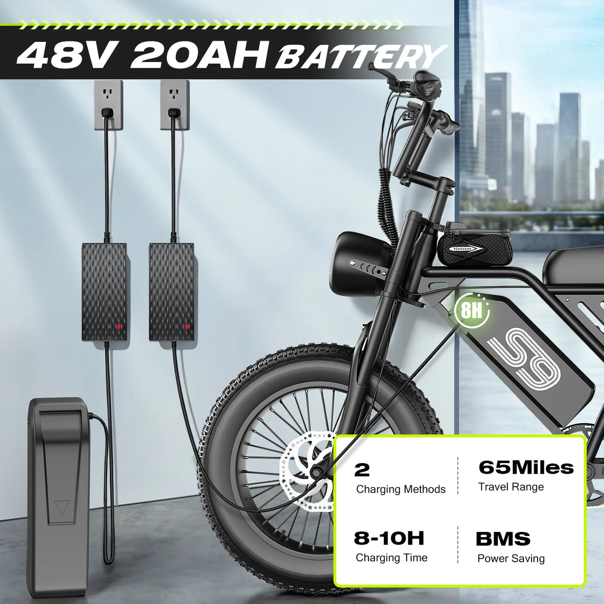 ASKGO 1500W Peak Electric Dirt Bike With Removable Battery
