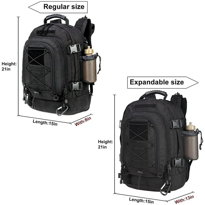 LQARMY Military Tactical Backpack For Outdoor Hiking And Camping