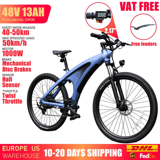 Huanqi Q5 1000W Adult Electric Bike Aluminum Frame