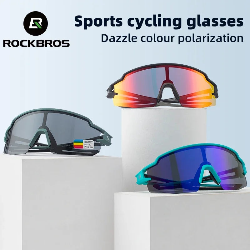 Rockbros Cycling Sunglasses Polarized UV400 Outdoor Sports Eyewear