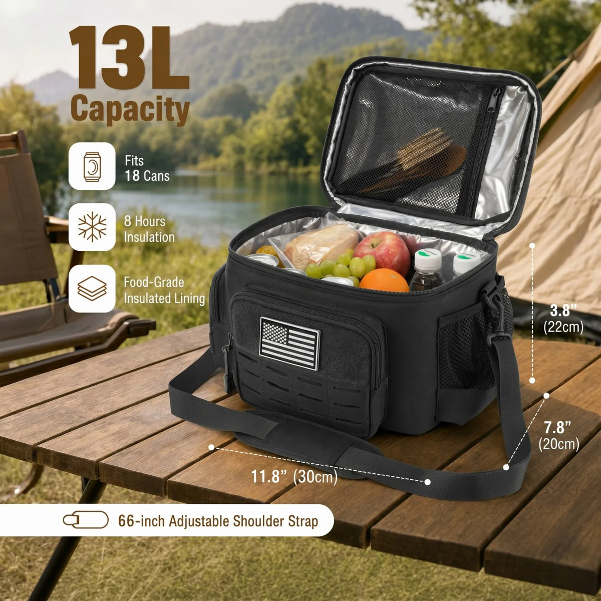 ReFire Gear Insulated Thermal Lunch Bag Leakproof Tactical Food Carrier