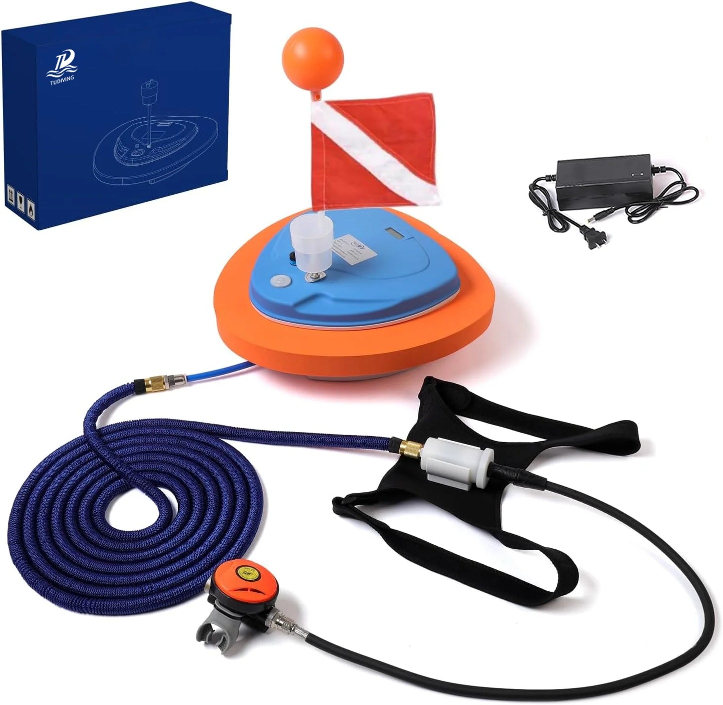 TUDIVING Portable Rechargeable Scuba Diving Ventilator